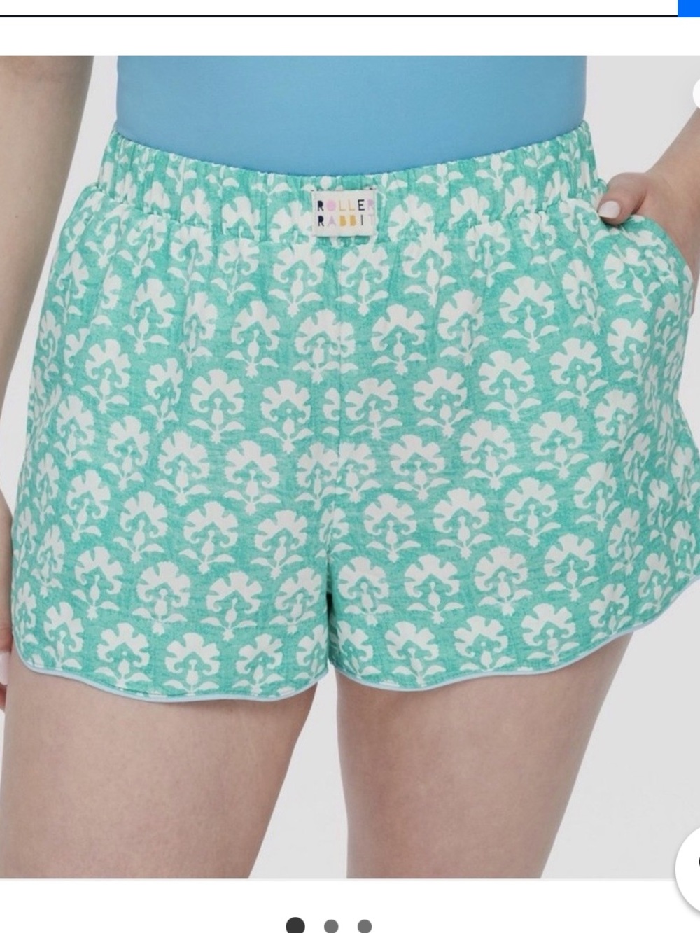 Roller Rabbit Mint Green Floral Poplin Boxers
